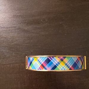 Colorful Plaid Bangle Bracelet